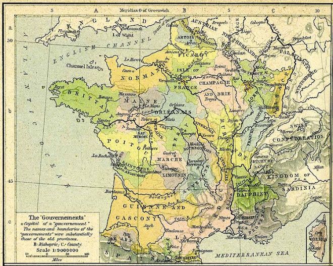 Provinces d'avant 1789