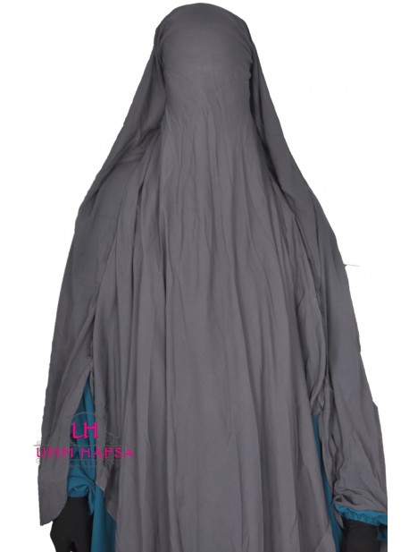niqab-sitar-cape-a-clips-umm-hafsa-1m60-gris