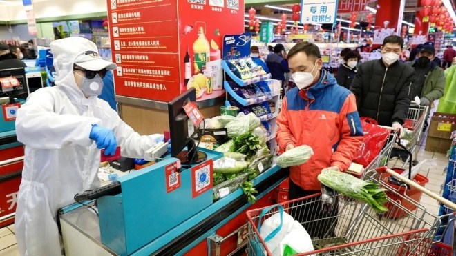 caissière chine WuHan