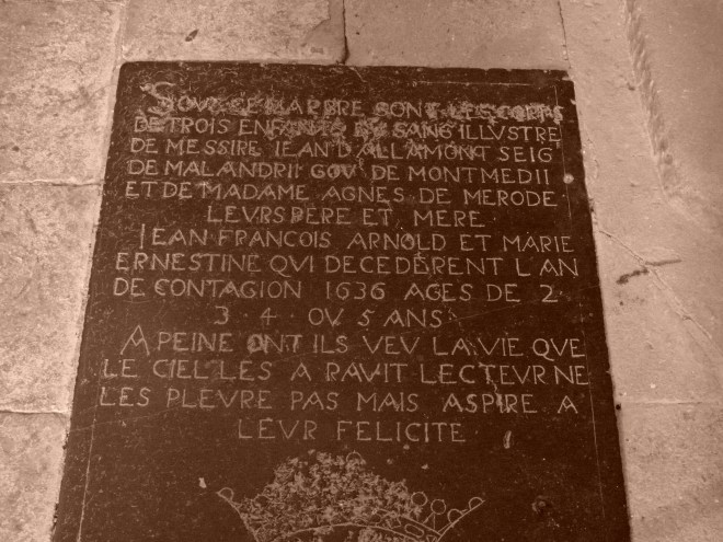 épidémie enfants 1636